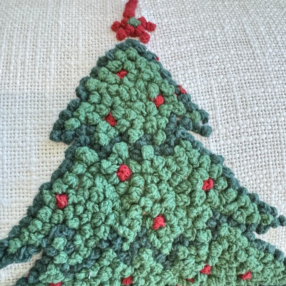 Rachel Ashwell Farmhouse Christmas Tree Throw Pillow Long 14